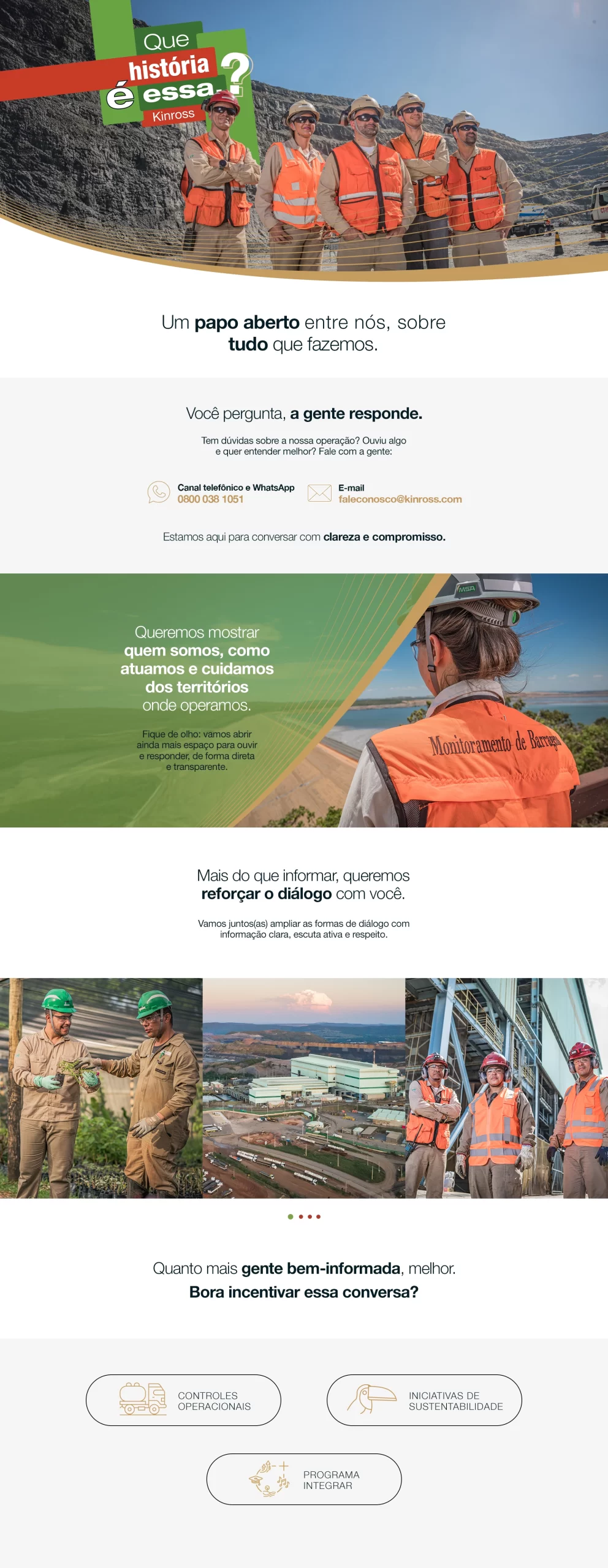 Mapa Interativo Kinross